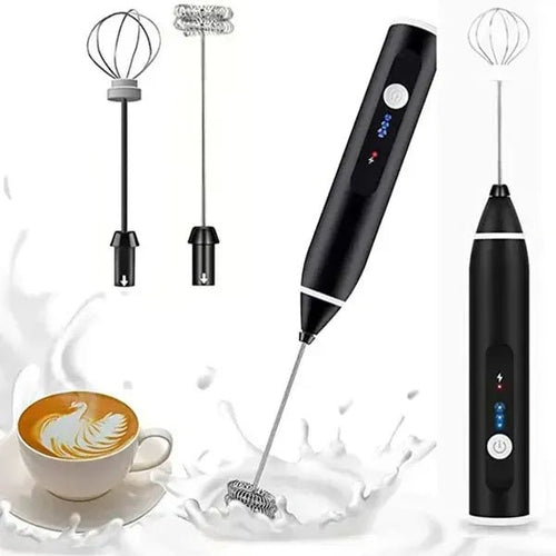 2-in-1 Rechargeable Coffee Beater & Electric Milk Frother - ZEVAN