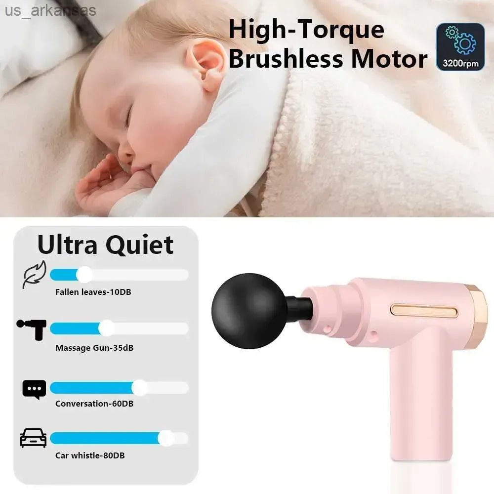 4-in-1 Massage Gun | Deep Tissue Percussion Massager with 4 Attachments - ZEVAN