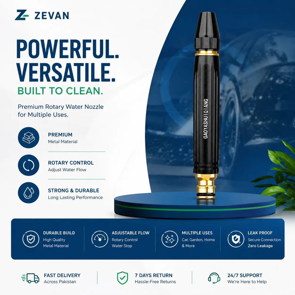 High Pressure Adjustable Nozzle Water Spray Gun - ZEVAN