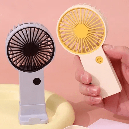 Portable Mini Rechargeable Fan – Single Speed Air Cooler for Summer Use - ZEVAN