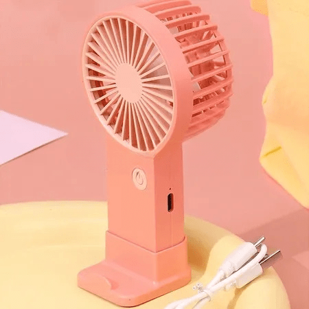 Portable Mini Rechargeable Fan – Single Speed Air Cooler for Summer Use - ZEVAN