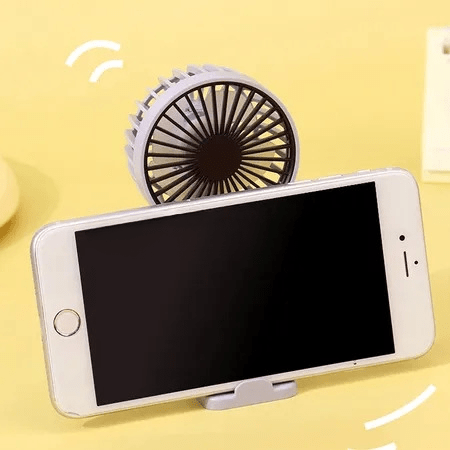 Portable Mini Rechargeable Fan – Single Speed Air Cooler for Summer Use - ZEVAN
