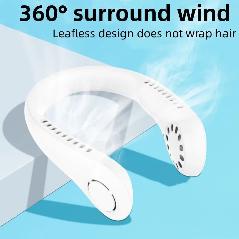 Rechargeable Neck Fan for Indoor & Outdoor Use 1200 mAh - ZEVAN