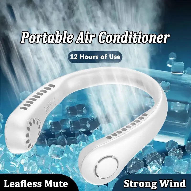 Rechargeable Neck Fan for Indoor & Outdoor Use 1200 mAh - ZEVAN