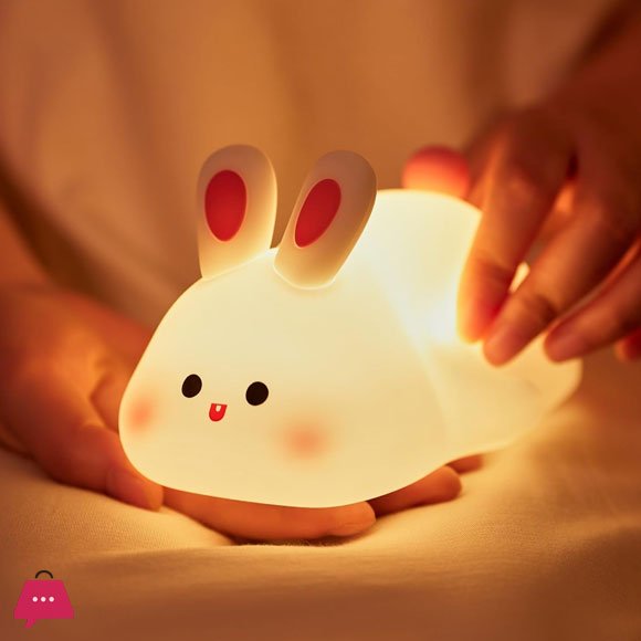 Silicon Rabbit Lamp - Cute Lamps - Rechargeable - ZEVAN